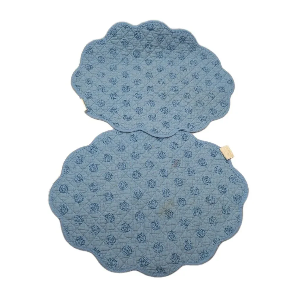 Sunflower Quilted Placemats Set Of 2 Cottagecore Shabby Chic Boho Summer